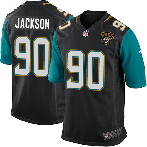 Men's Game Malik Jackson Nike Jersey Black Alternate - #90 NFL Jacksonville Jaguars